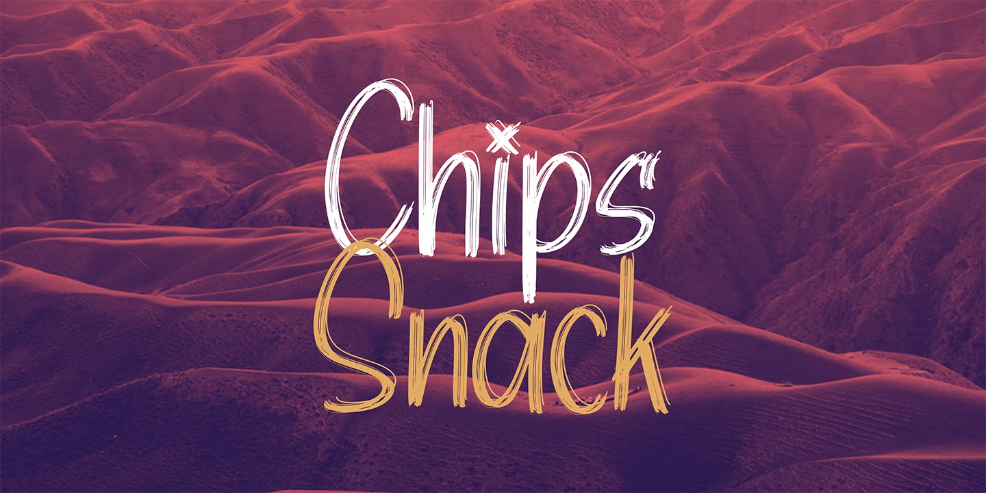 Example font Chips Snack #1